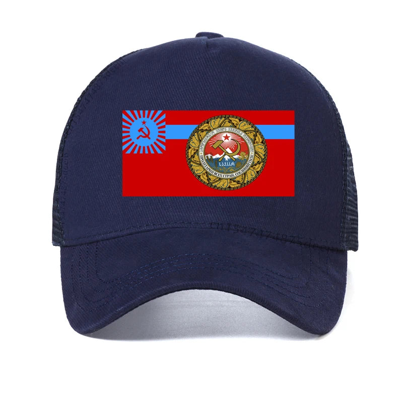 Flag of the Georgian Soviet Socialist Republic Baseball Cap