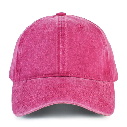 Cotton Washed Cloth Baseball Cap Men Women