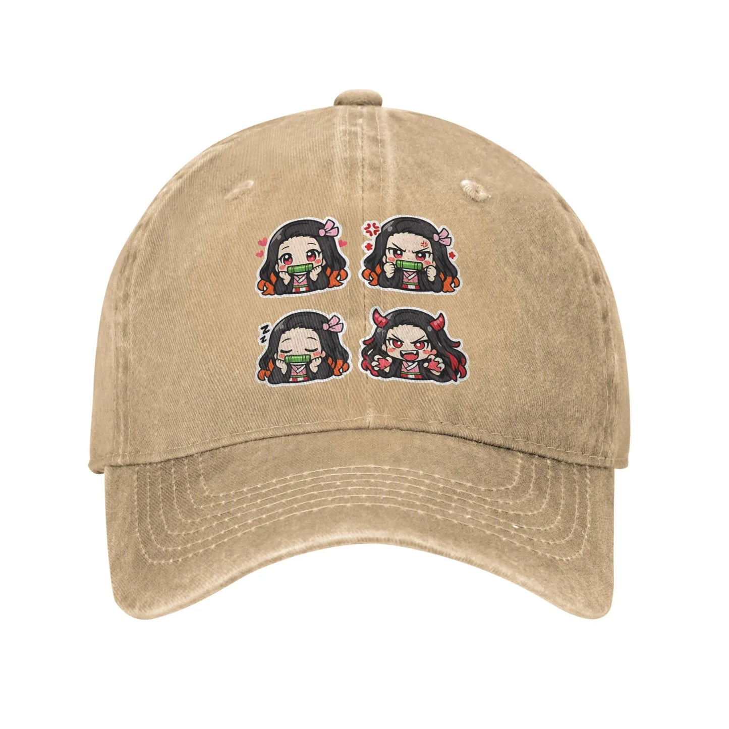 Chibi Nezuko Kamado Baseball Caps Peaked Cap Demon Slayer