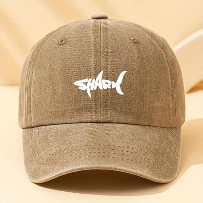 Fashionable Shark Print Baseball Cap