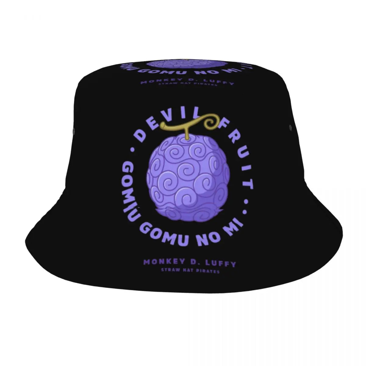 One Piece Straw Hat Luffy Skull Logo Bucket Hat
