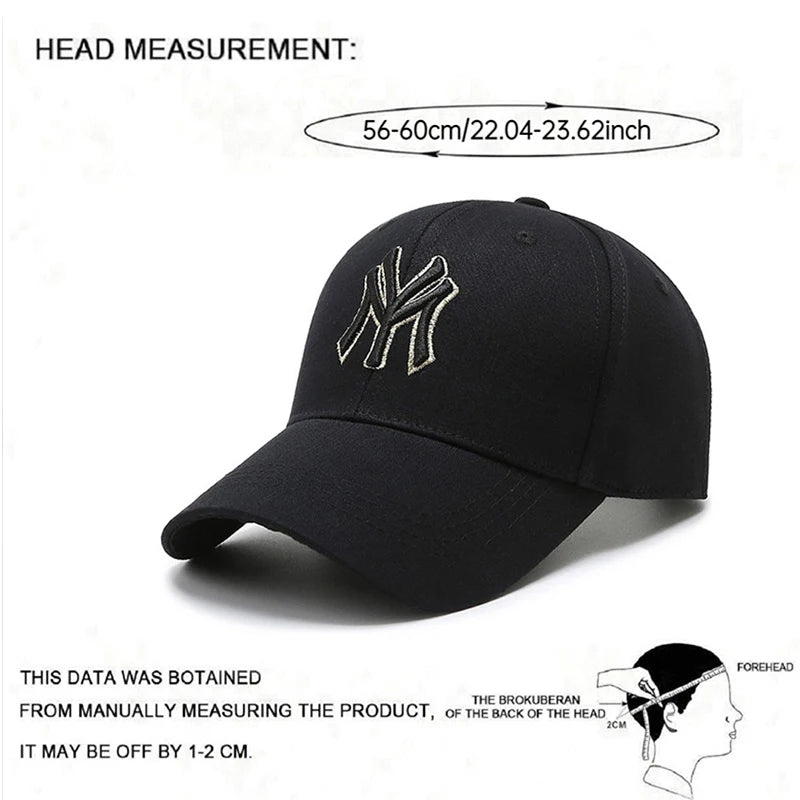 Fashion New Baseball Hat MY Embroidered Men's Street Dance Hip Hop Hat Women's