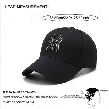 Fashion New Baseball Hat MY Embroidered Men's Street Dance Hip Hop Hat Women's