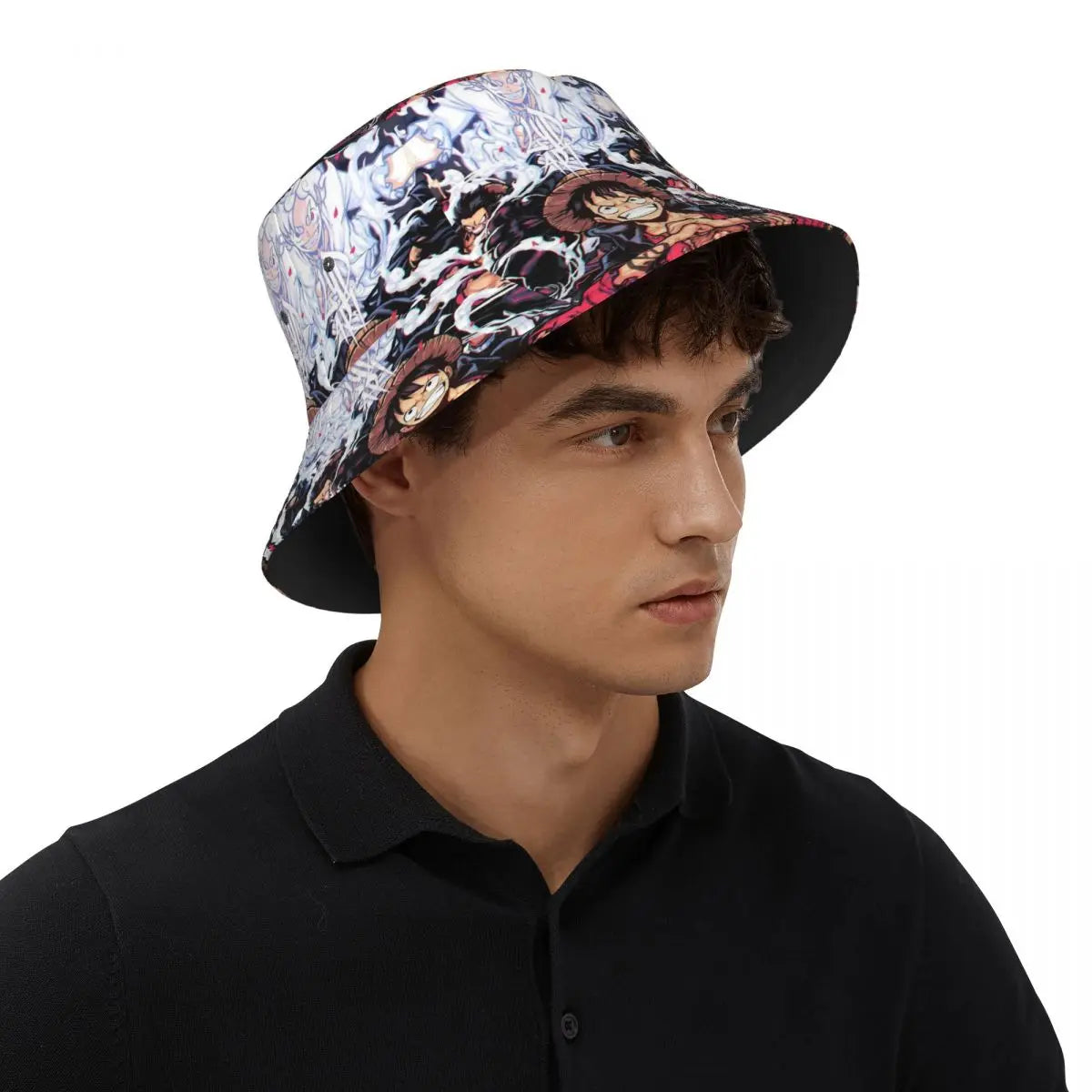 One Piece Anime Bucket Hats Monkey D Luffy
