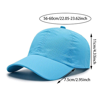 Dry Quickly Sun Cap Woman Outdoors Casual Sport Hat Men Baseball Cap