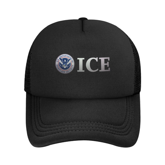 Immigration and Customs Enforcement ICE Trucker Cap Mesh Baseball Caps