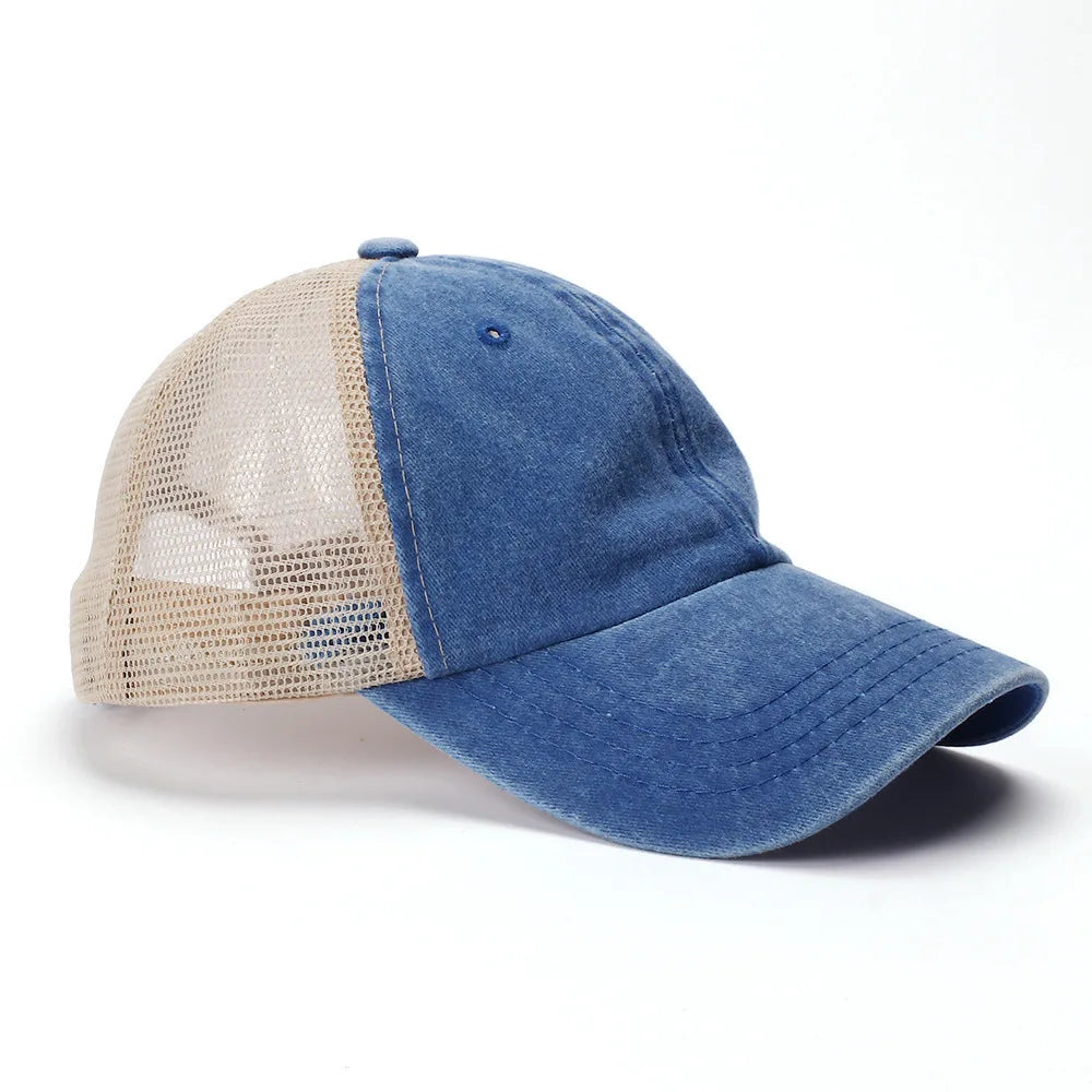Multi Colors Plain Baseball Cap Women Men