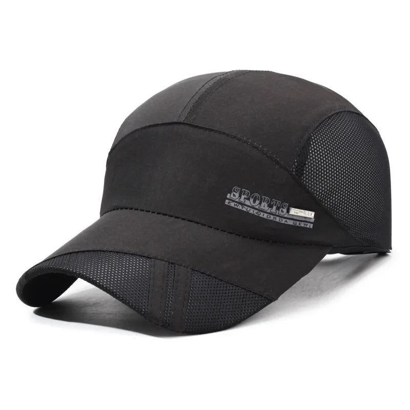 Unisex Outdoor Sports Quick-Dry Mesh Cap Baseball Cap