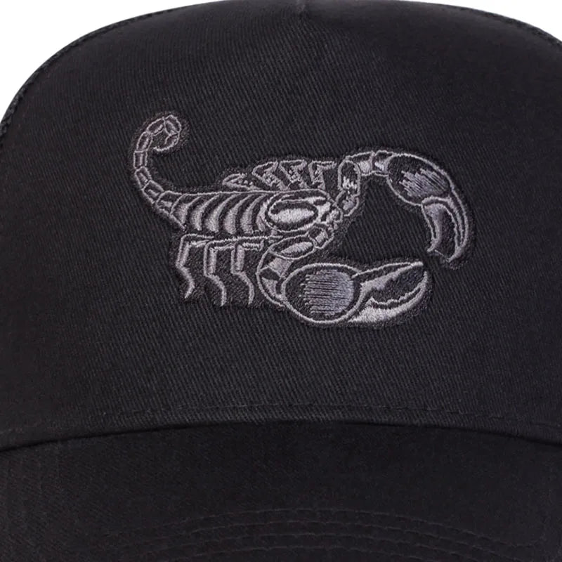 Scorpion Embroidery Baseball Caps