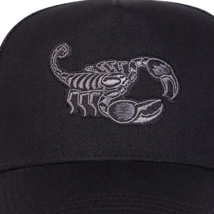 Scorpion Embroidery Baseball Caps