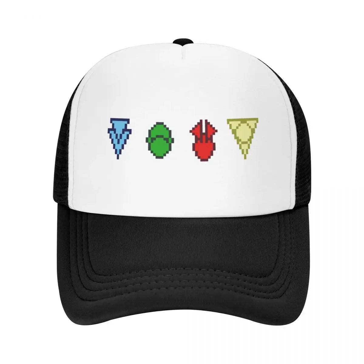 Twilight Imperium Technology Symbols Pixel Art Baseball Cap