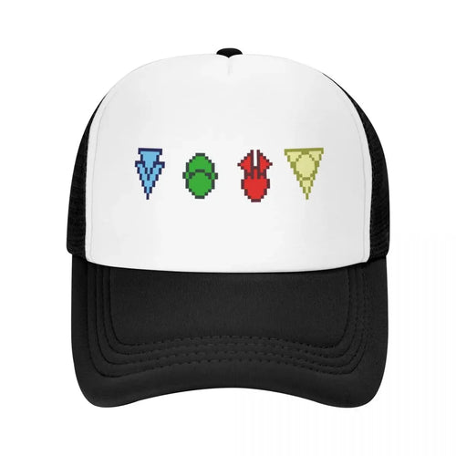 Twilight Imperium Technology Symbols Pixel Art Baseball Cap