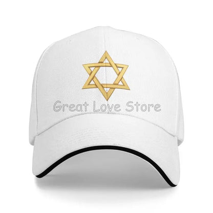 Star of David Baseball Cap Luxury Brand All Seasons Travel