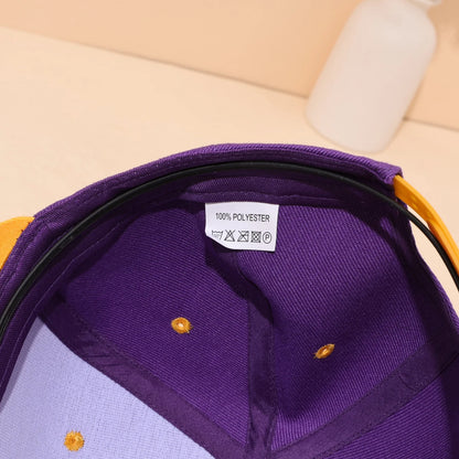 Two-Color Block Hip-Hop Cap Snapback Cap For Men And Women