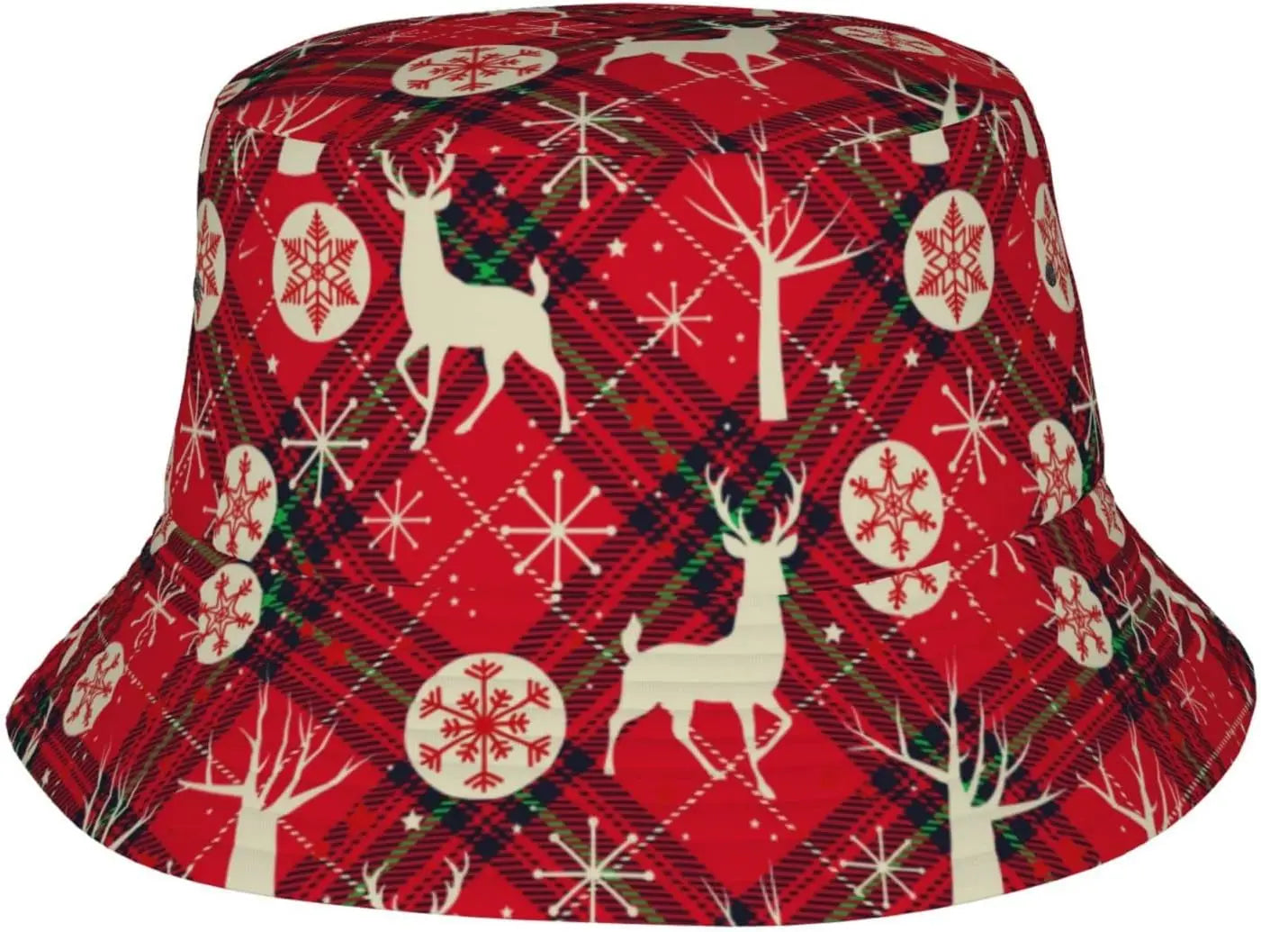 Christmas Bucket Hats Fashion Summer Sun Cap Packable