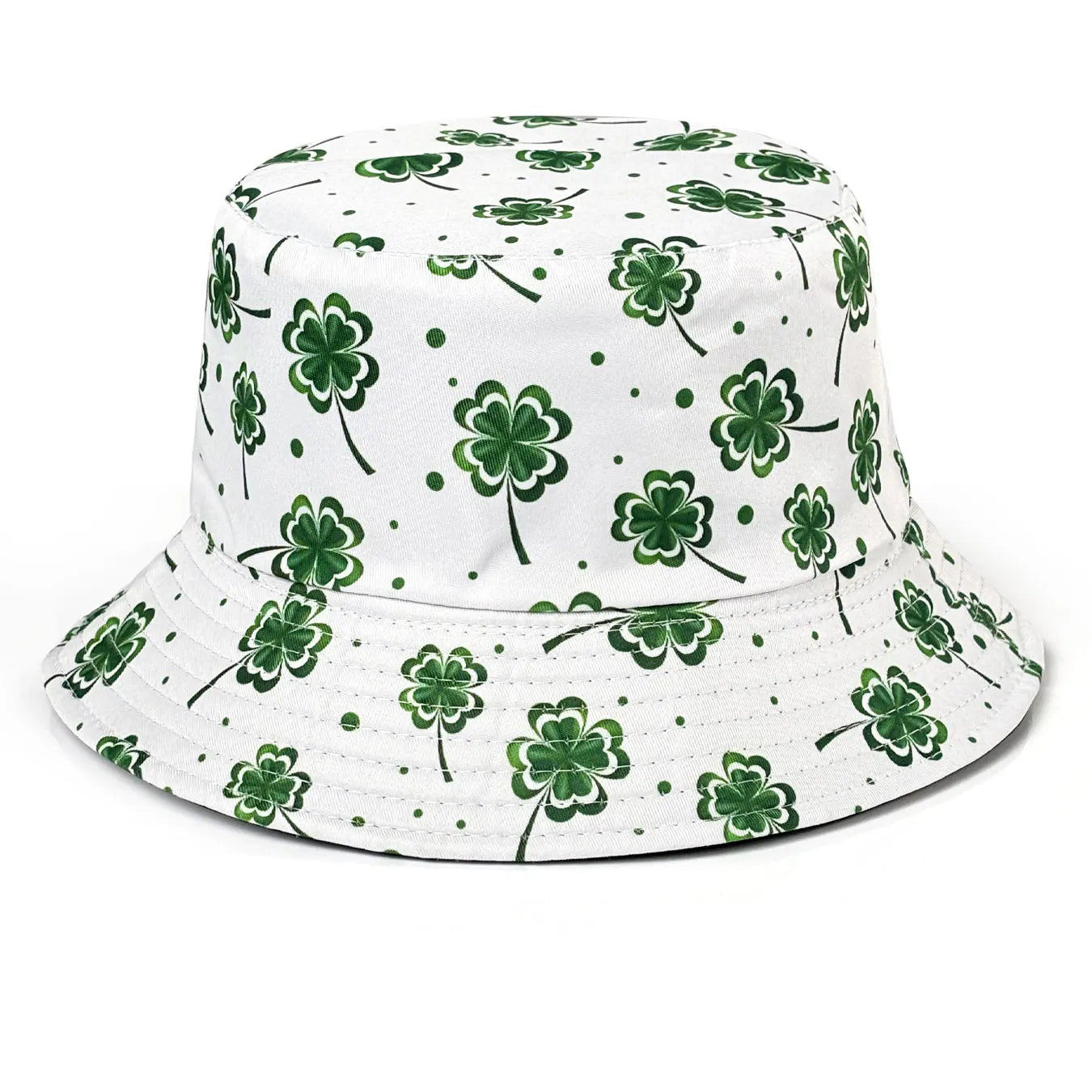 Lucky Four-Leaf Clover Couple's Bucket Hat