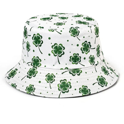 Lucky Four-Leaf Clover Couple's Bucket Hat