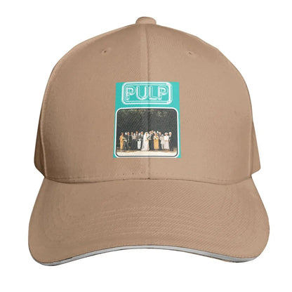 Pulp Rock Band Logo Cap Fashion Casual Baseball Caps