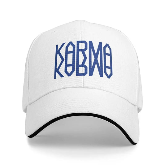 Kpop 2025 Casual Baseball Cap KARMA Outdoor Sports Trucker Hat Men Women Y2k Funny Baseball Caps