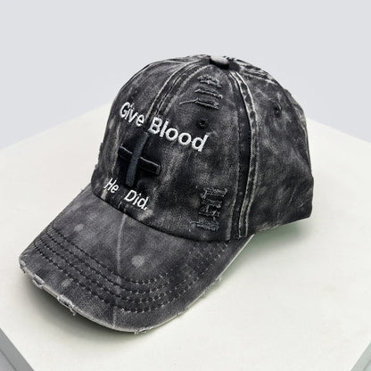 New Unisex Letter Embroidery American Vintage Baseball Hats