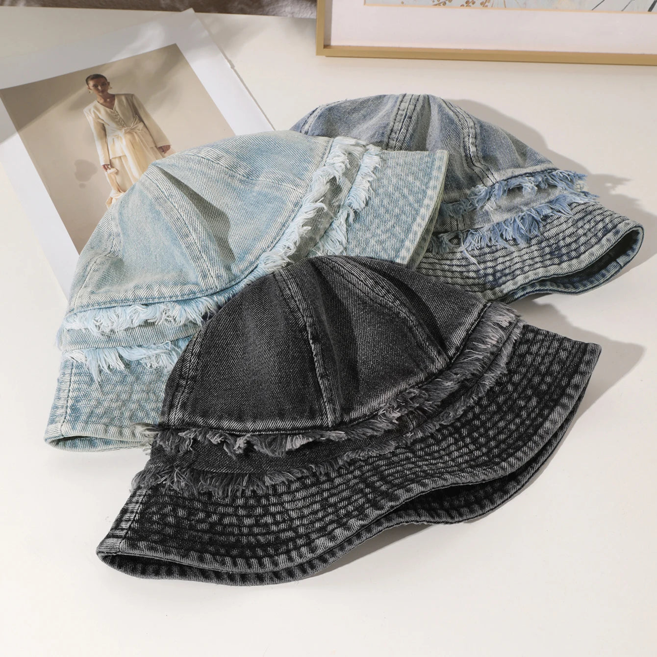 Korean-style Casual And Versatile Dome Bucket Hat, Suitable For Outdoor Trendy Matching