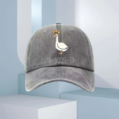 Fashionable Duck Print Baseball Cap