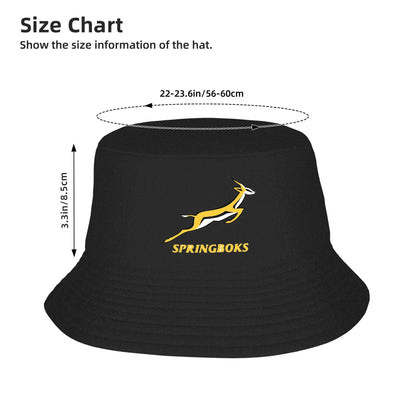 Springbok  Bucket Hat Panama Bob Hats Outdoor Hip Hop Reversible For Summer Beach
