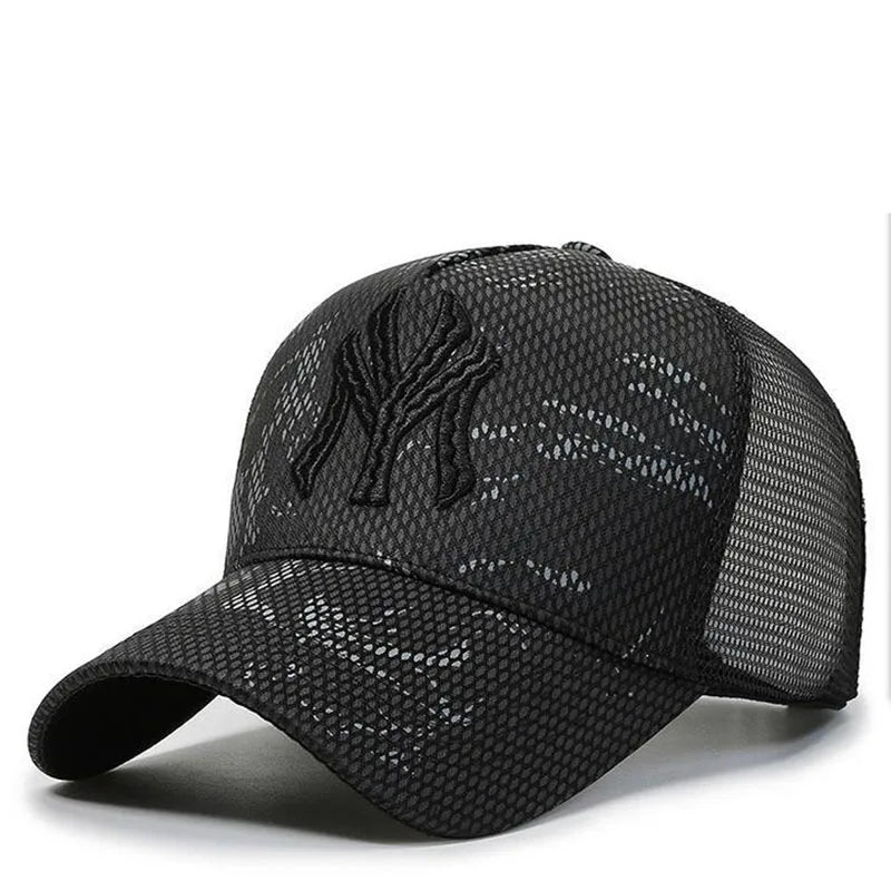 New Summer Hat Men's Letter Embroidery Versatile Couple Sunscreen Sunshade Baseball Cap