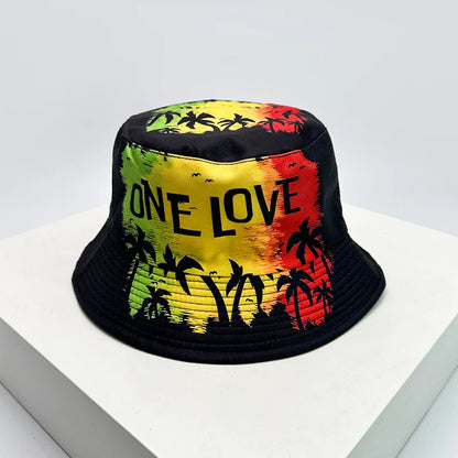 Personal Print Lion Graffiti Bucket Hats