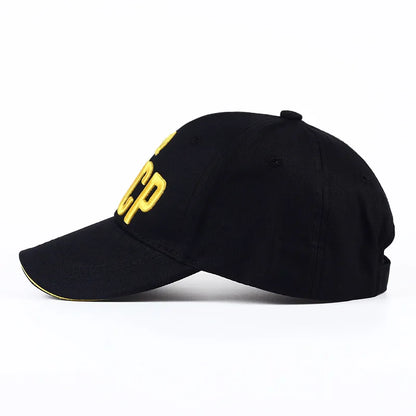 CCCP USSR Baseball Cap Cotton Russian National Emblem Embroidery For Men Women