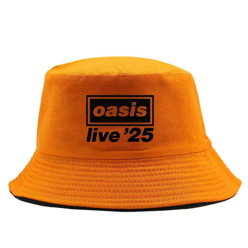 OASIS Black Solid Dots Bucket Hat Two Side Wear Unisex Men Women