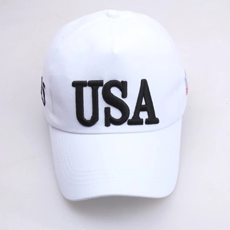 USA Flag Embroidered Baseball Caps, Men Women Outdoor Sports Event Casual Baseball Caps