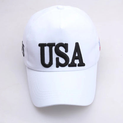 USA Flag Embroidered Baseball Caps, Men Women Outdoor Sports Event Casual Baseball Caps