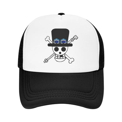 Trafalgar D Law One-Pieces Flag Mesh Baseball Cap