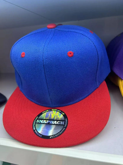 Unisex Flat Brim Snapback Hat For Men Women