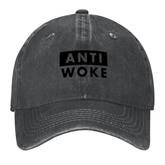 Anti Woke Baseball Cap