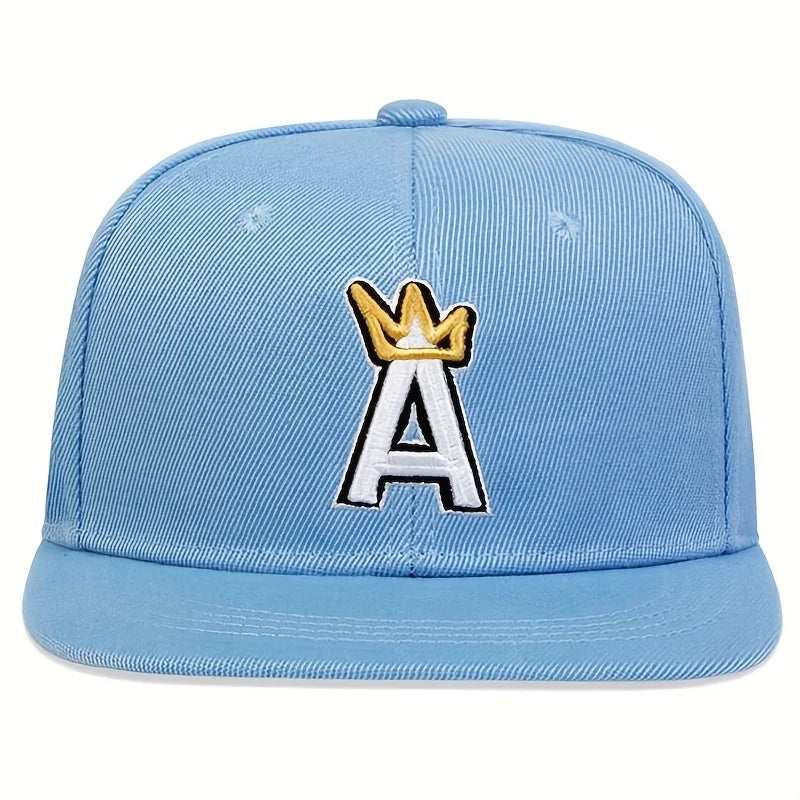 Unisex A letter crown Embroidery Hip-hop Hats