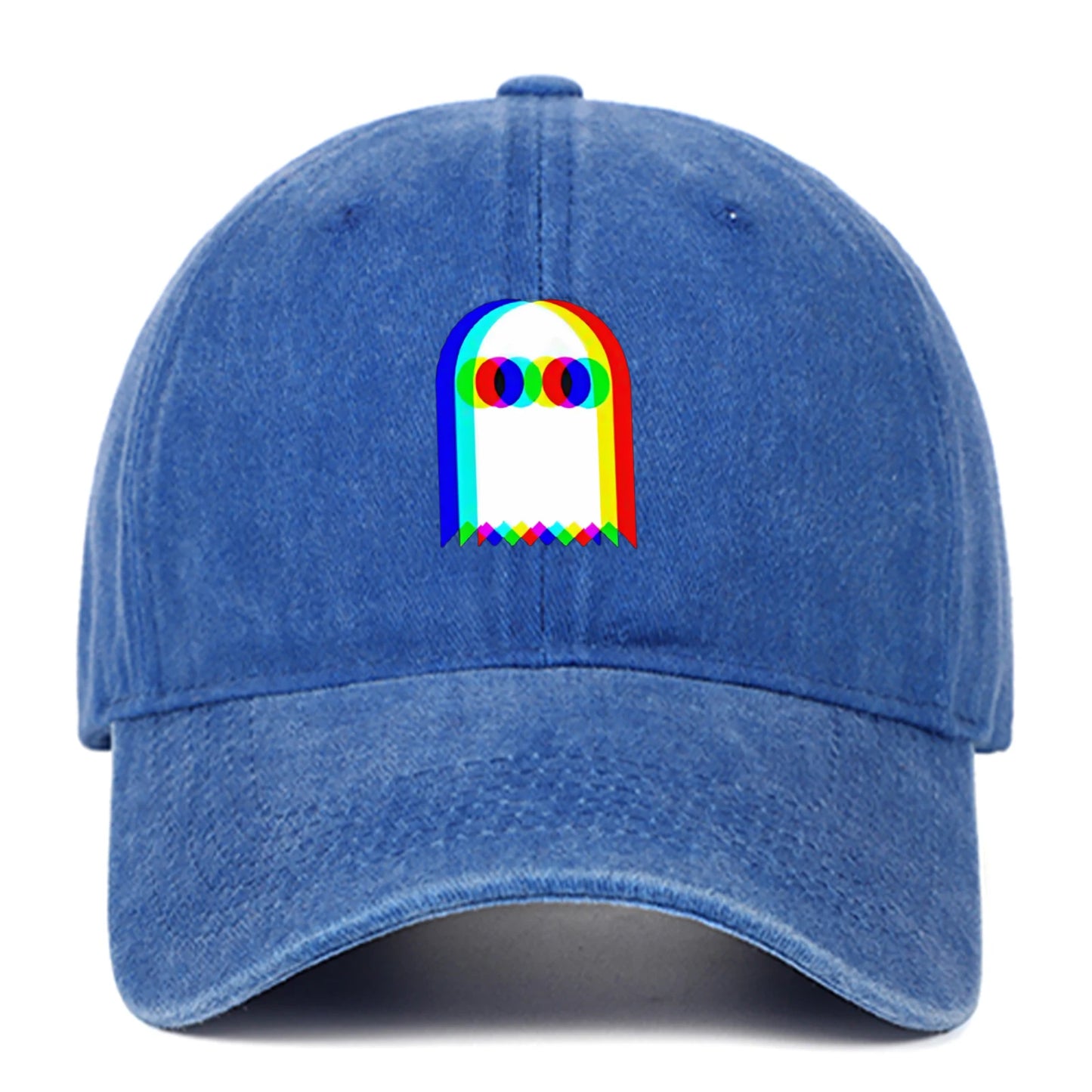 Colorful Ghost Print Baseball Cap