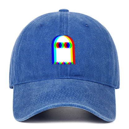 Colorful Ghost Print Baseball Cap