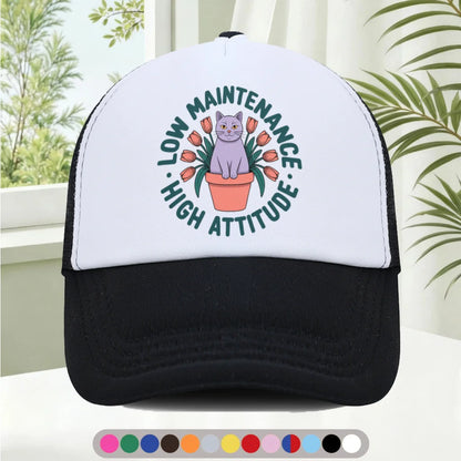 Printed Foam Mesh Trucker Baseball Cap
