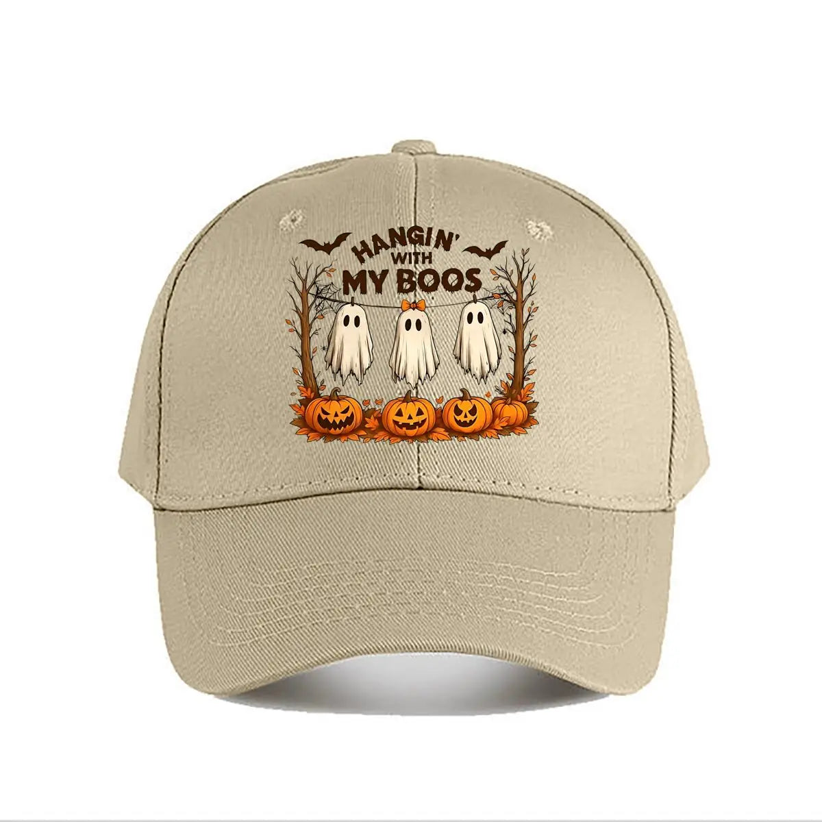 Halloween Hangin’ With My Boos Ghost Baseball Cap