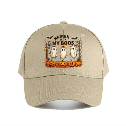 Halloween Hangin’ With My Boos Ghost Baseball Cap