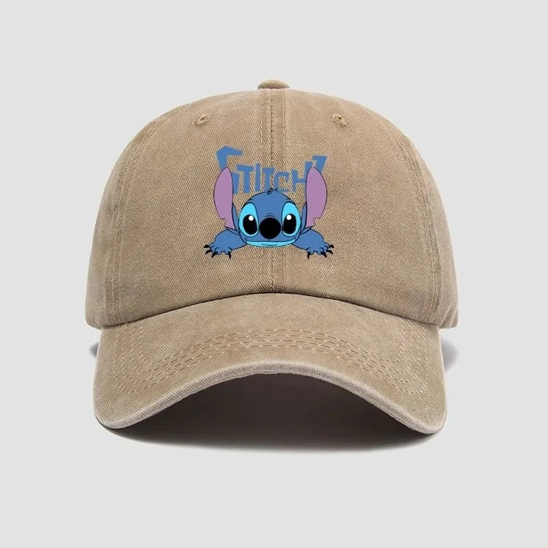 Stitch Baseball Caps Disney Cute Cartoon Anime Figures Casual Hat