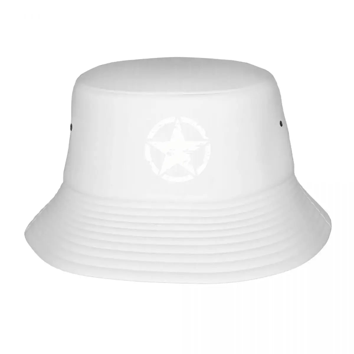 Distressed Star Vinyl Car Decal Fisherman Hat Bucket Hat