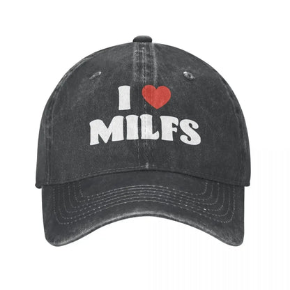 Fashion I Love Milfs Baseball Cap