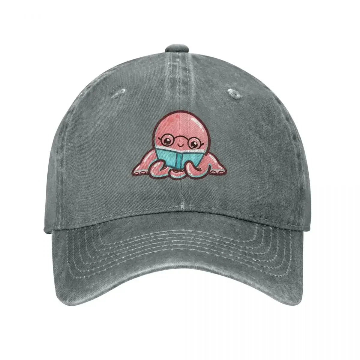 Reading Octopus Baseball Cap