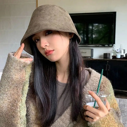 Fashionable And Versatile Fisherman Hat, High-end Feeling Bucket Hat