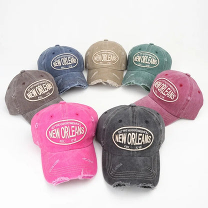 Unisex Washed Cotton Baseball Cap