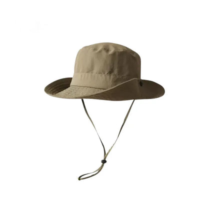 Men Solid Color Quick Drying Bucket Hats