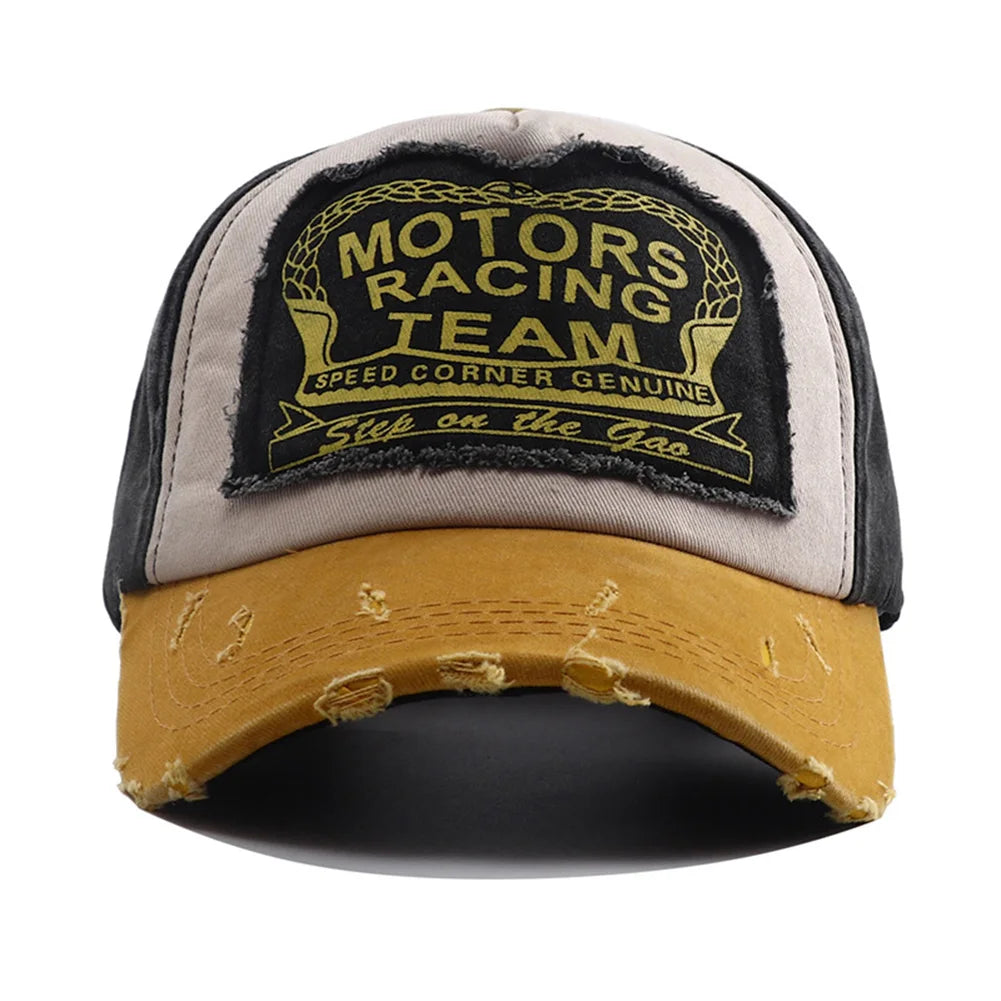 2025 New Casual Letter Print 5 Panel Baseball Cap